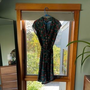 Maeve shirt dress fox print size 4